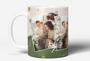 Caneca Watercolor Xmas Gold intro